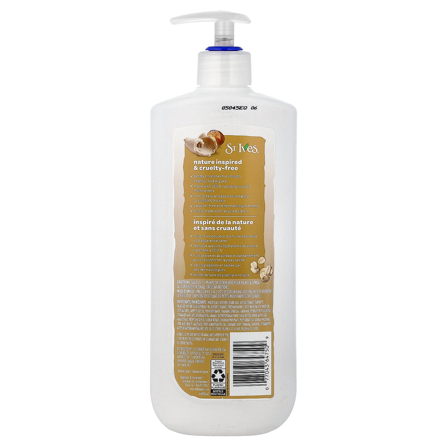 St. Ives, Soothing Body Lotion, Oatmeal & Shea Butter, 20.28 fl oz (600 ml)