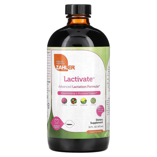 Zahler, Lactivate, Advanced Lactation Liquid Formula, 16 fl oz (473 ml)