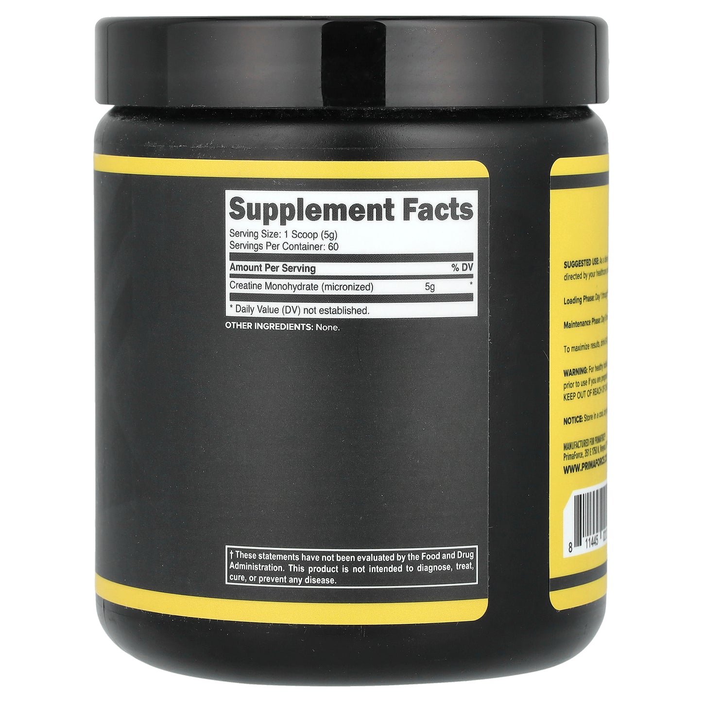 Primaforce, Creatine Monohydrate, Unflavored, 10.7 oz (300 g)