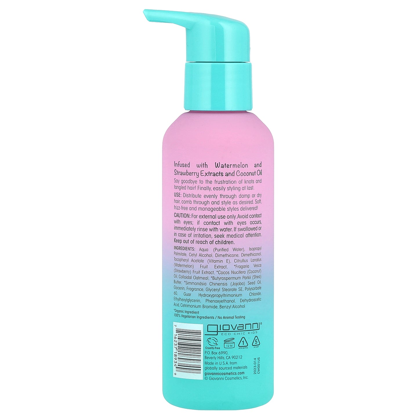 Giovanni, Eco Chic® Kids, Leave-In Conditioning & Styling Elixir, 4.5 fl oz (133 ml)