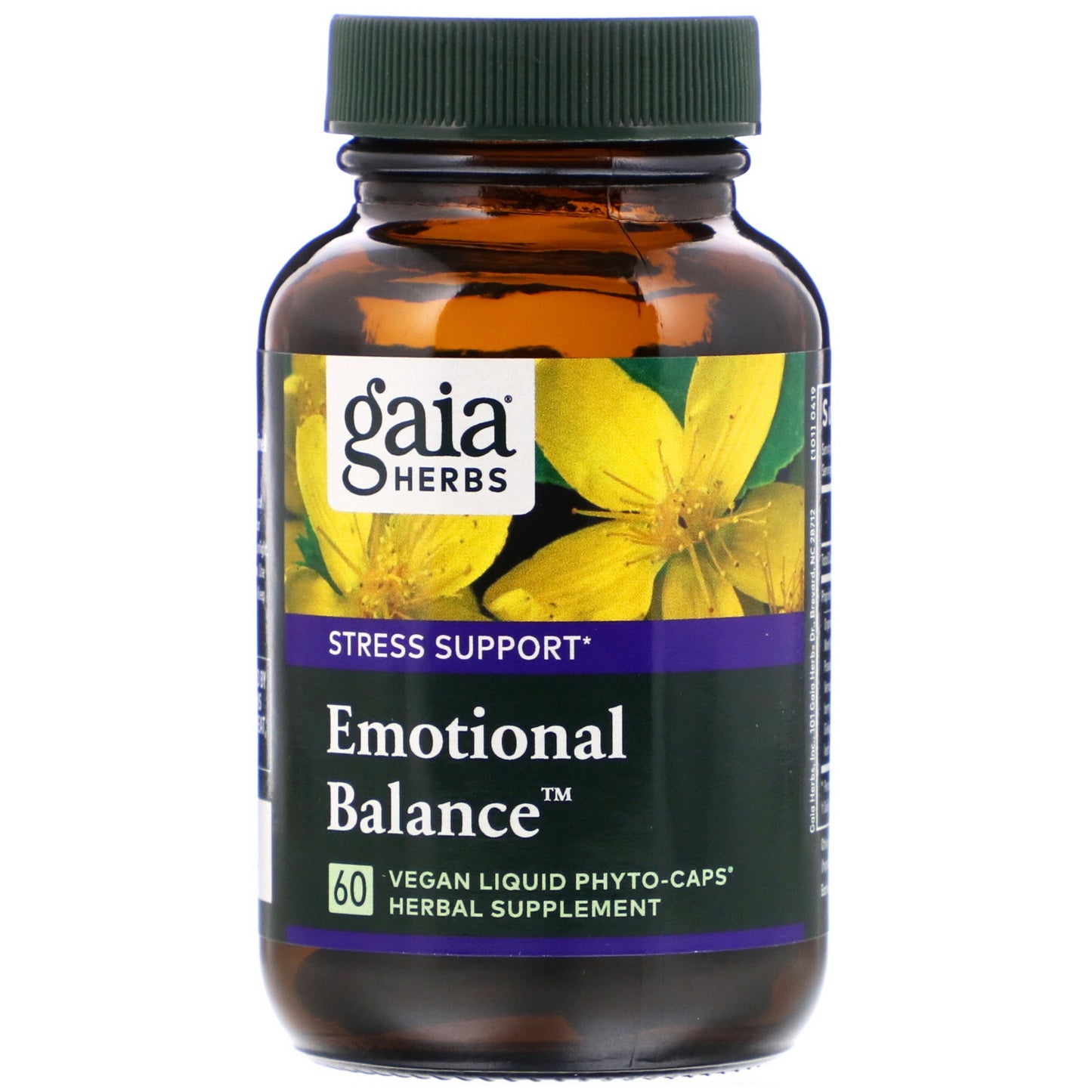 Gaia Herbs, Emotional Balance, 60 Vegan Liquid Phyto-Caps