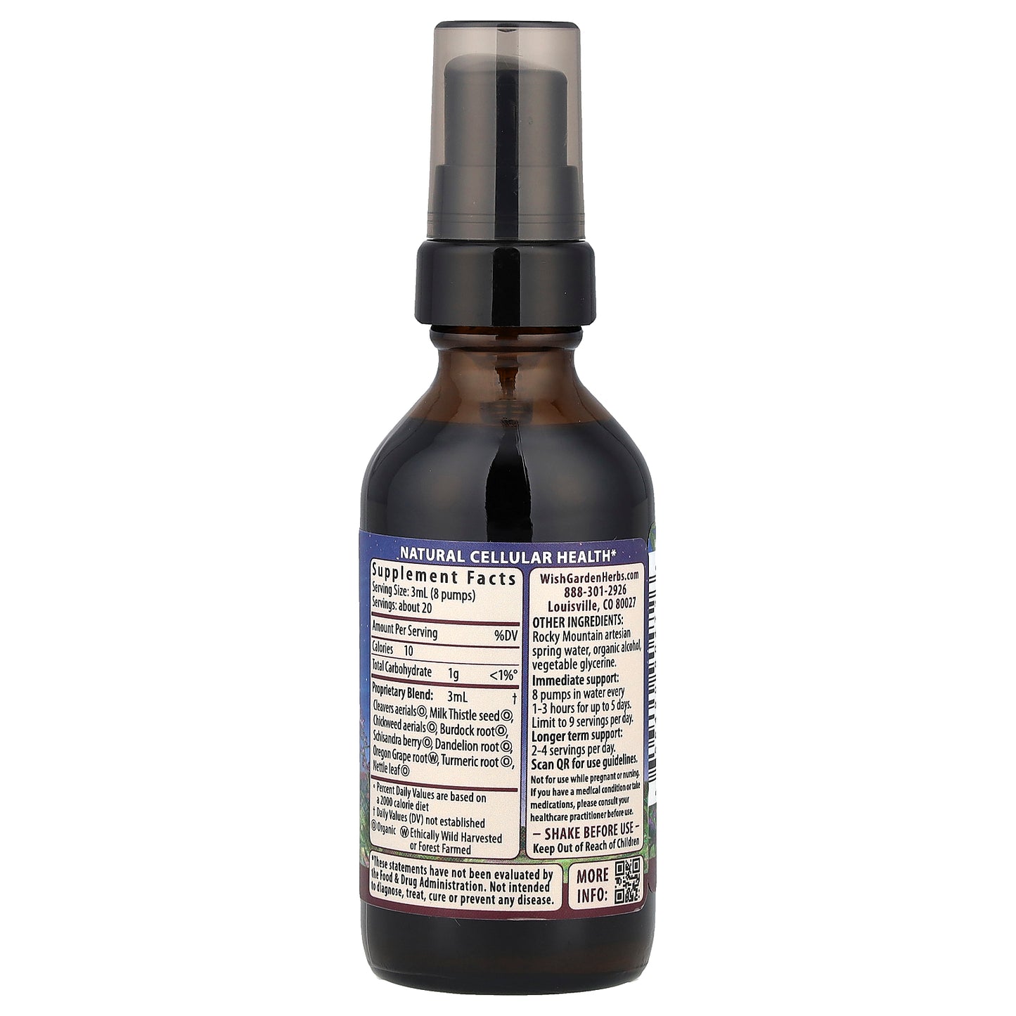 WishGarden Herbs, Deep™ Cleanse, 2 fl oz (59 ml)