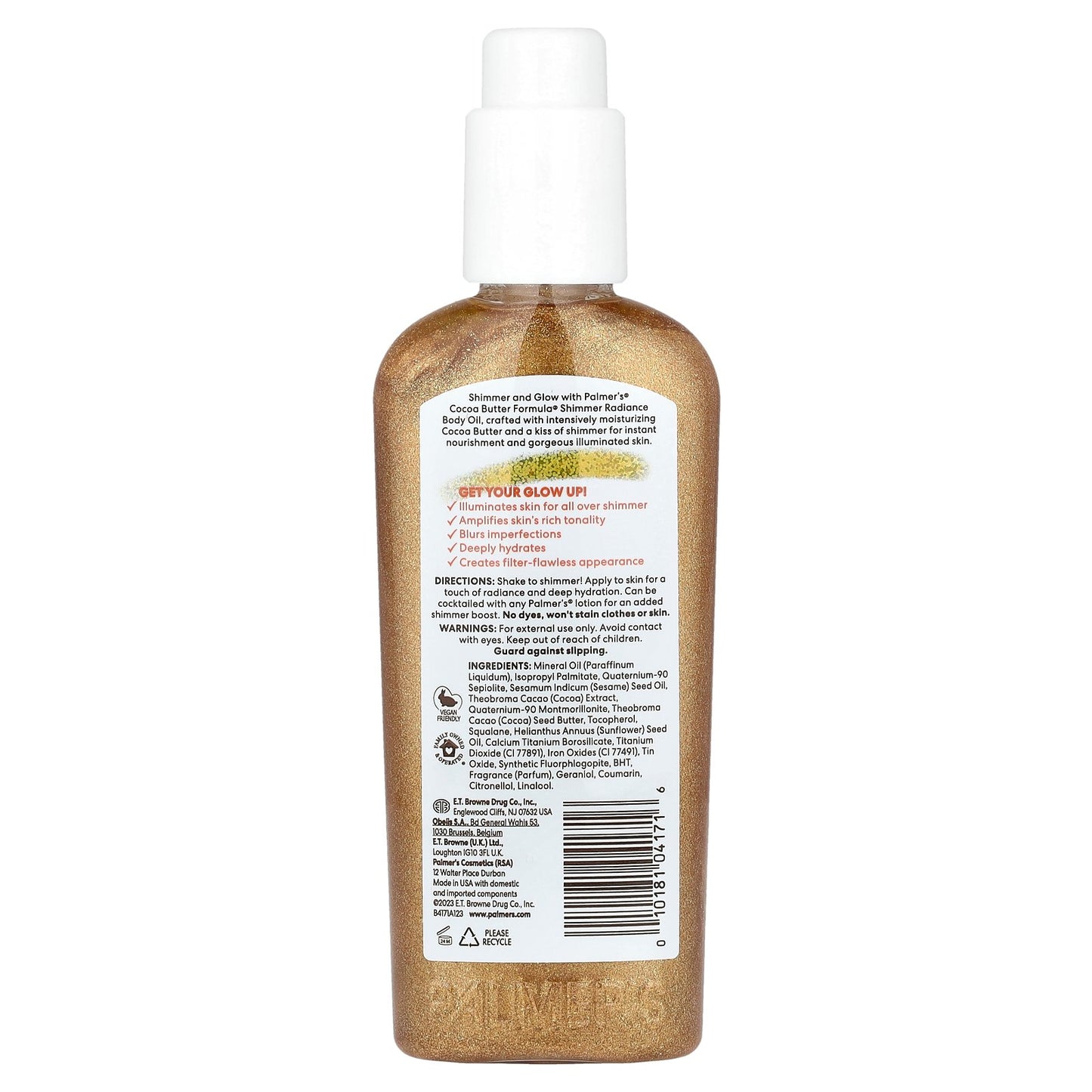 Palmer's, Cocoa Butter Formula® with Vitamin E, Shimmer Radiance Body Oil, 5.1 fl oz (150 ml)