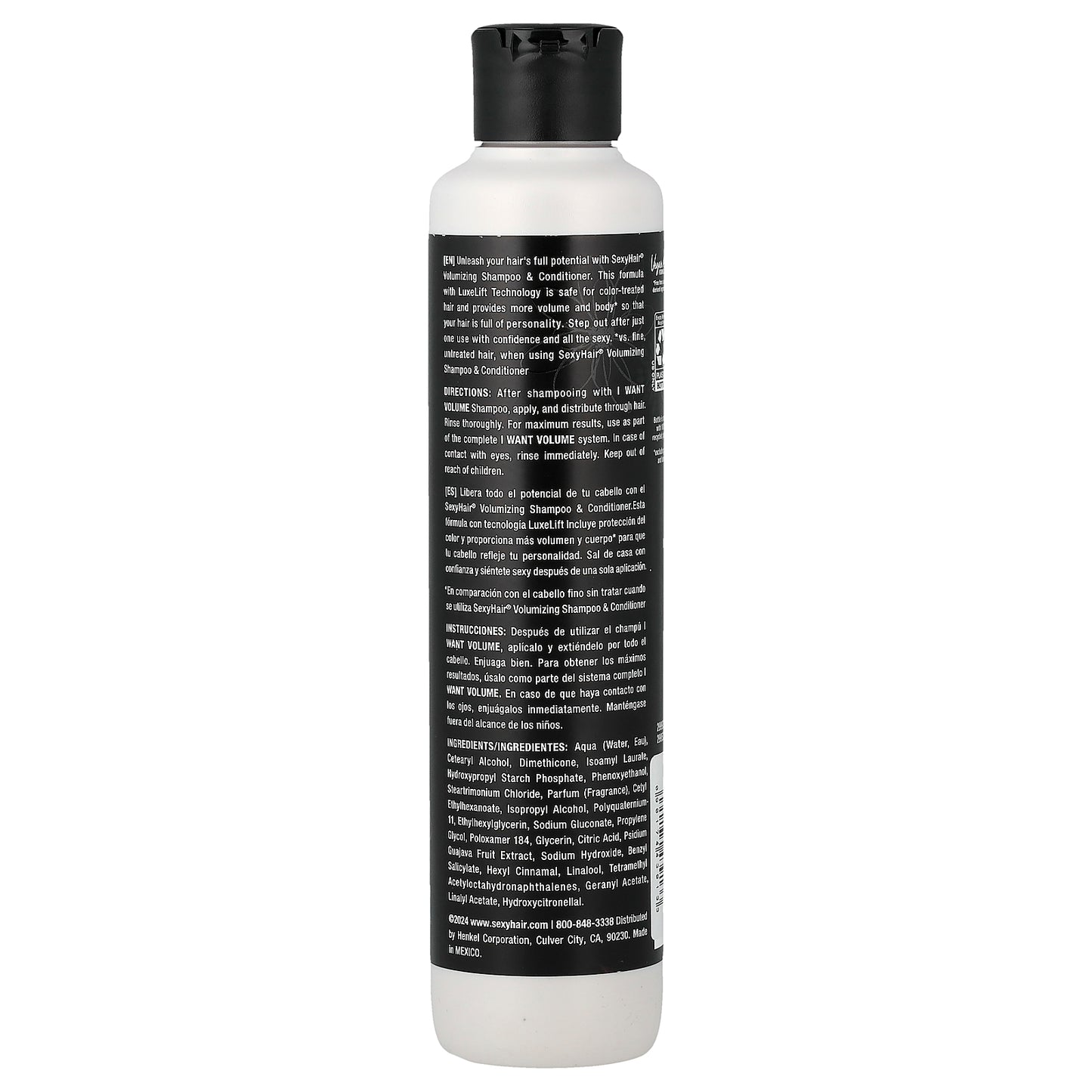 SexyHair, I Want Volume, Volumizing Conditioner, Guava & Starfruit, 1.01 fl oz (300 ml)