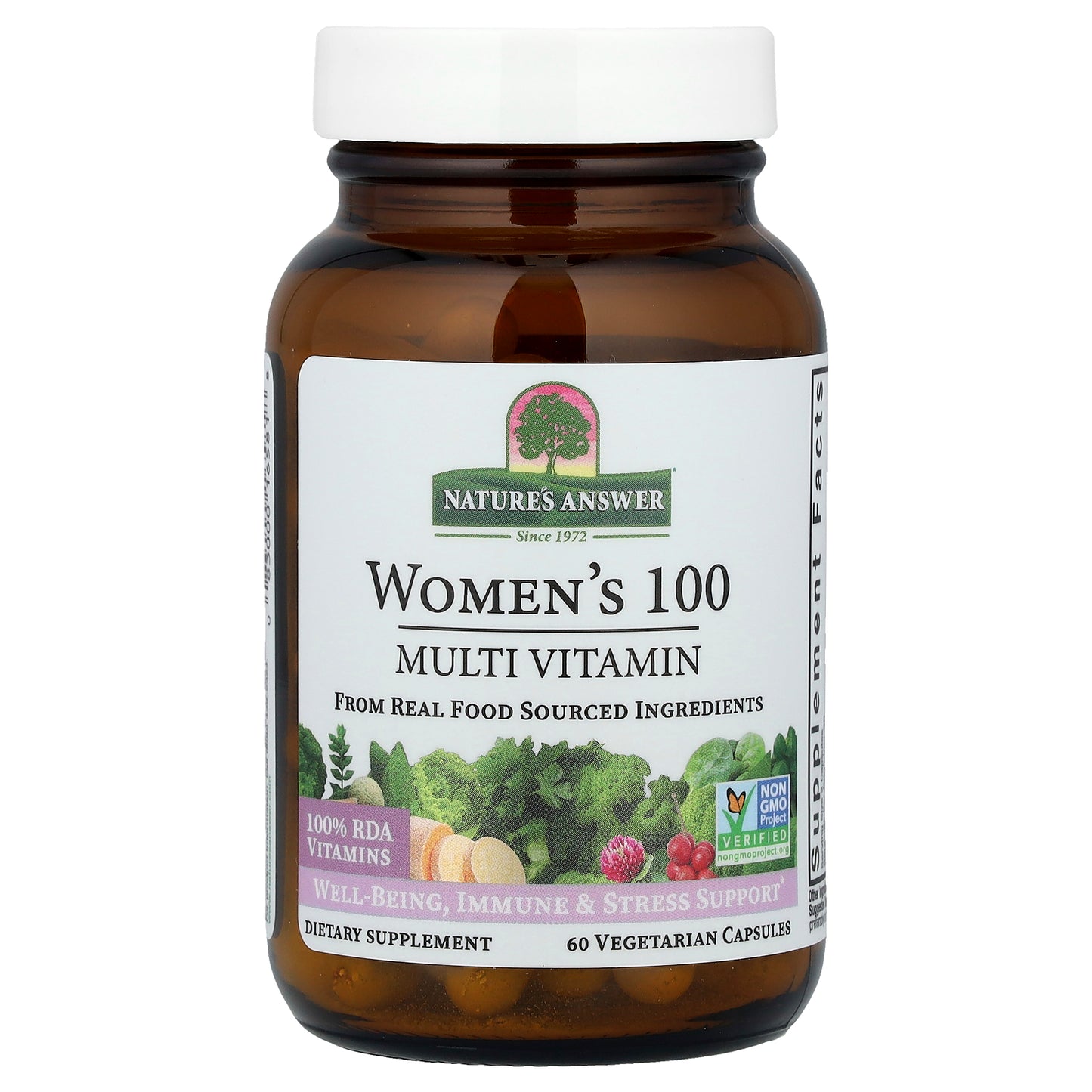 Nature's Answer, Women's 100, Multivitamin, 60 Vegetarian Capsules
