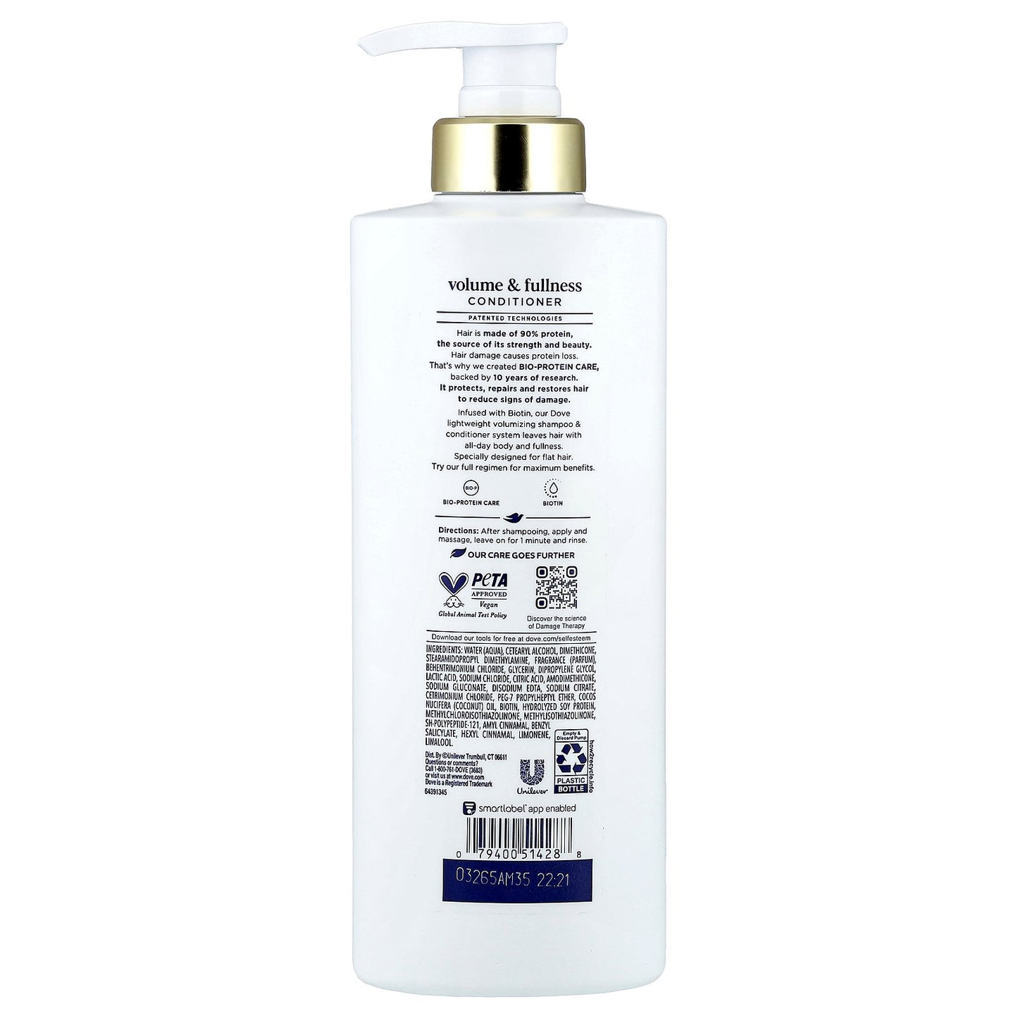Dove, Volume & Fullness, Conditioner, 18 fl oz (532 ml)