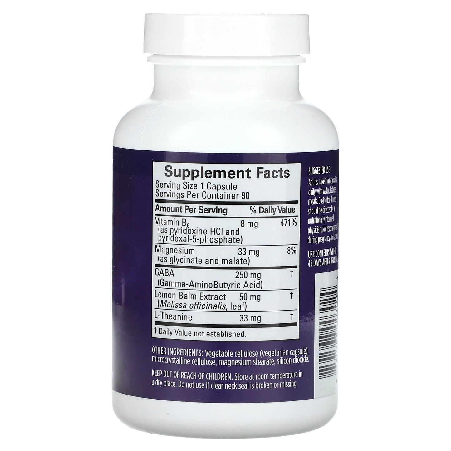 BrainMD, Gaba Calming Support, 90 Vegan Capsules