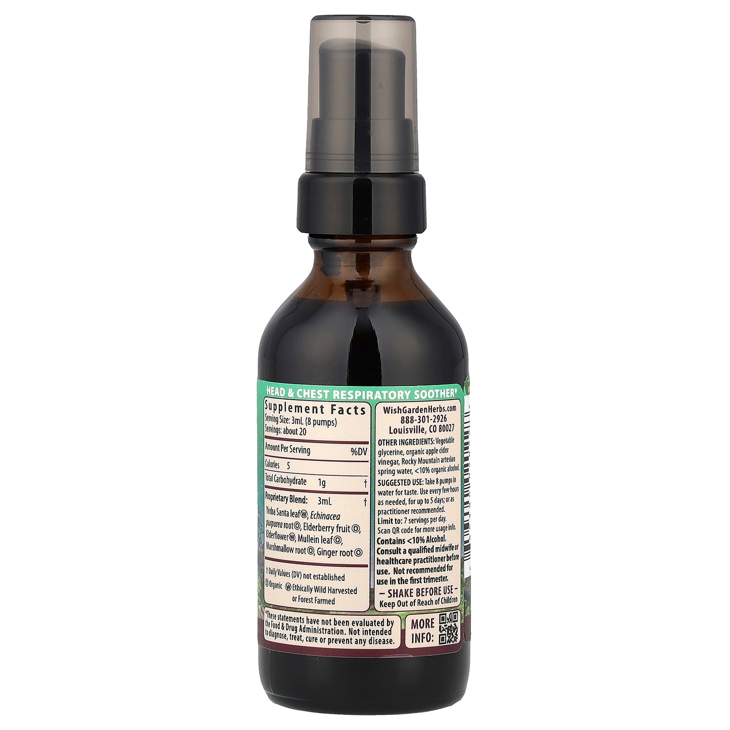 WishGarden Herbs, Congestion™ Rescue, Pregnancy, 2 fl oz (59 ml)