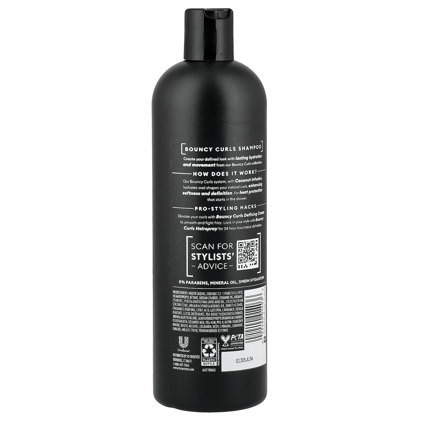 TRESemmé, Bouncy Curls Shampoo, 16.5 fl oz (488 ml)