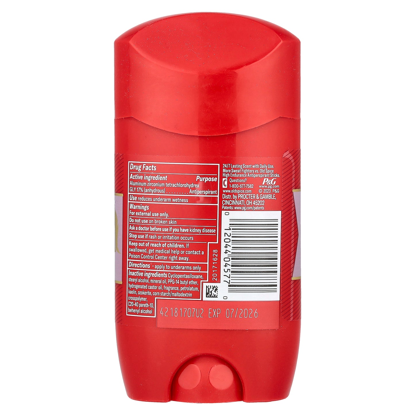 Old Spice, Steel Titan Antiperspirant & Deodorant, Aged Oak, 2.6 oz (73 g)