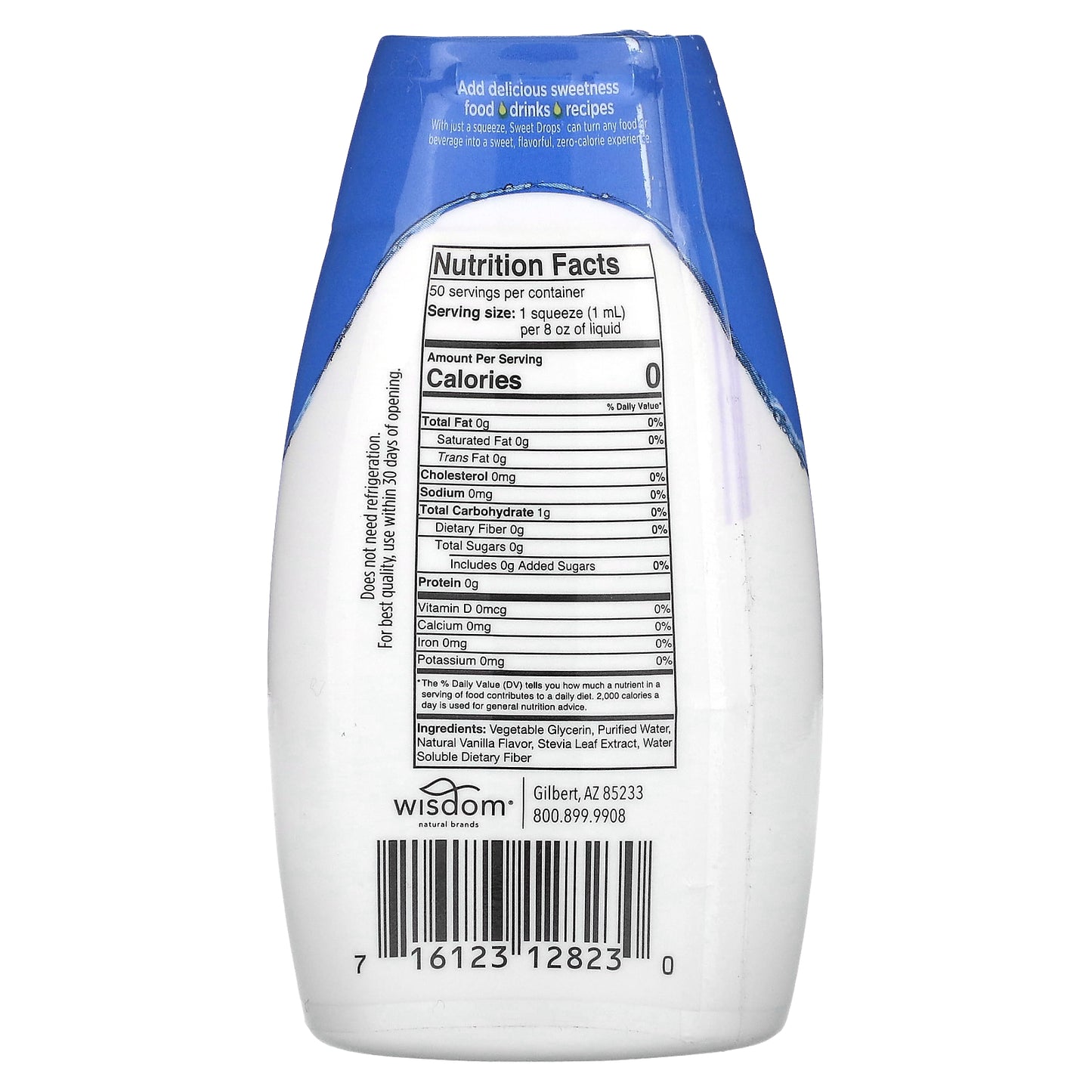 SweetLeaf Stevia, Sweet Drops, Vanilla, 1.7 fl oz (50 ml)