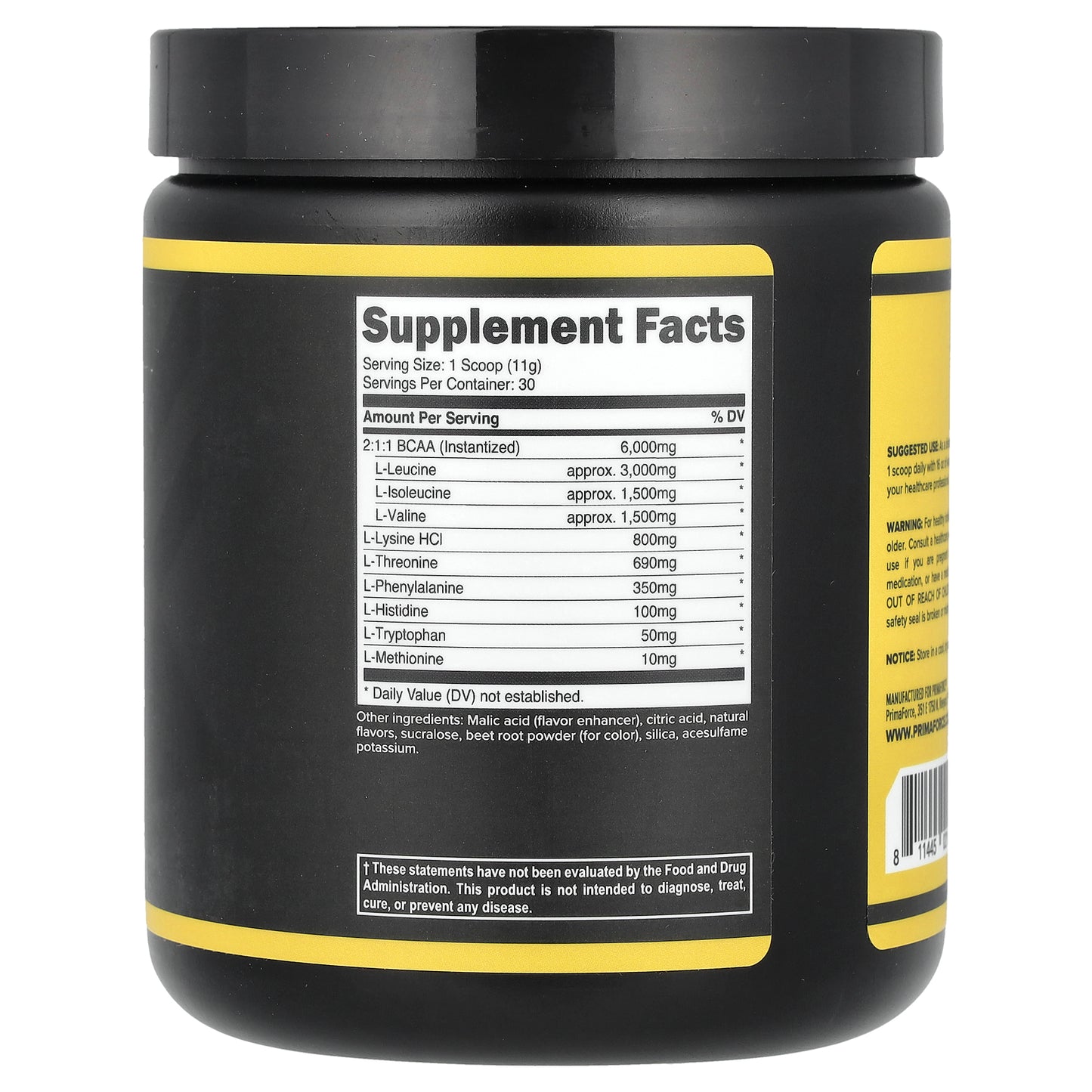 Primaforce, EAA, Fruit Punch, 11.6 oz (330 g)