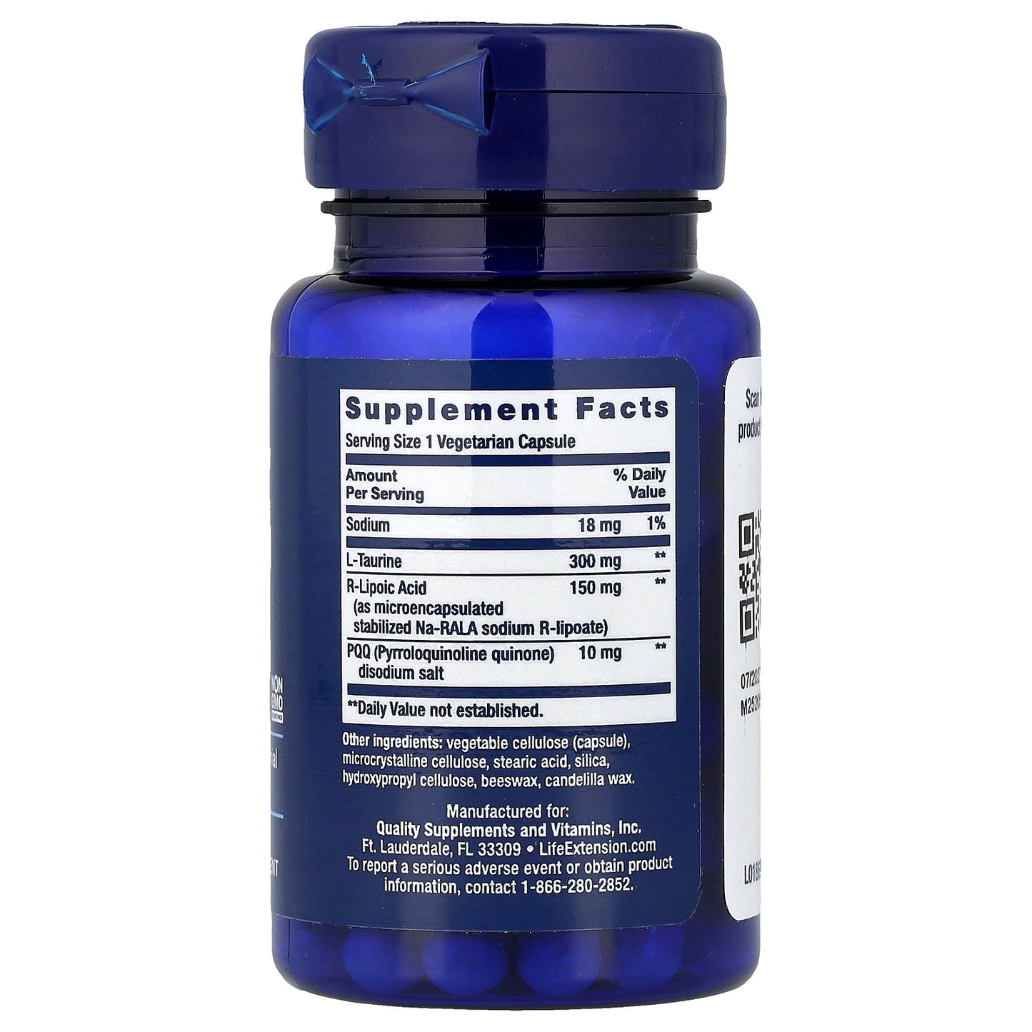 Life Extension, Mitochondrial Basics with PQQ, 30 Vegetarian Capsules