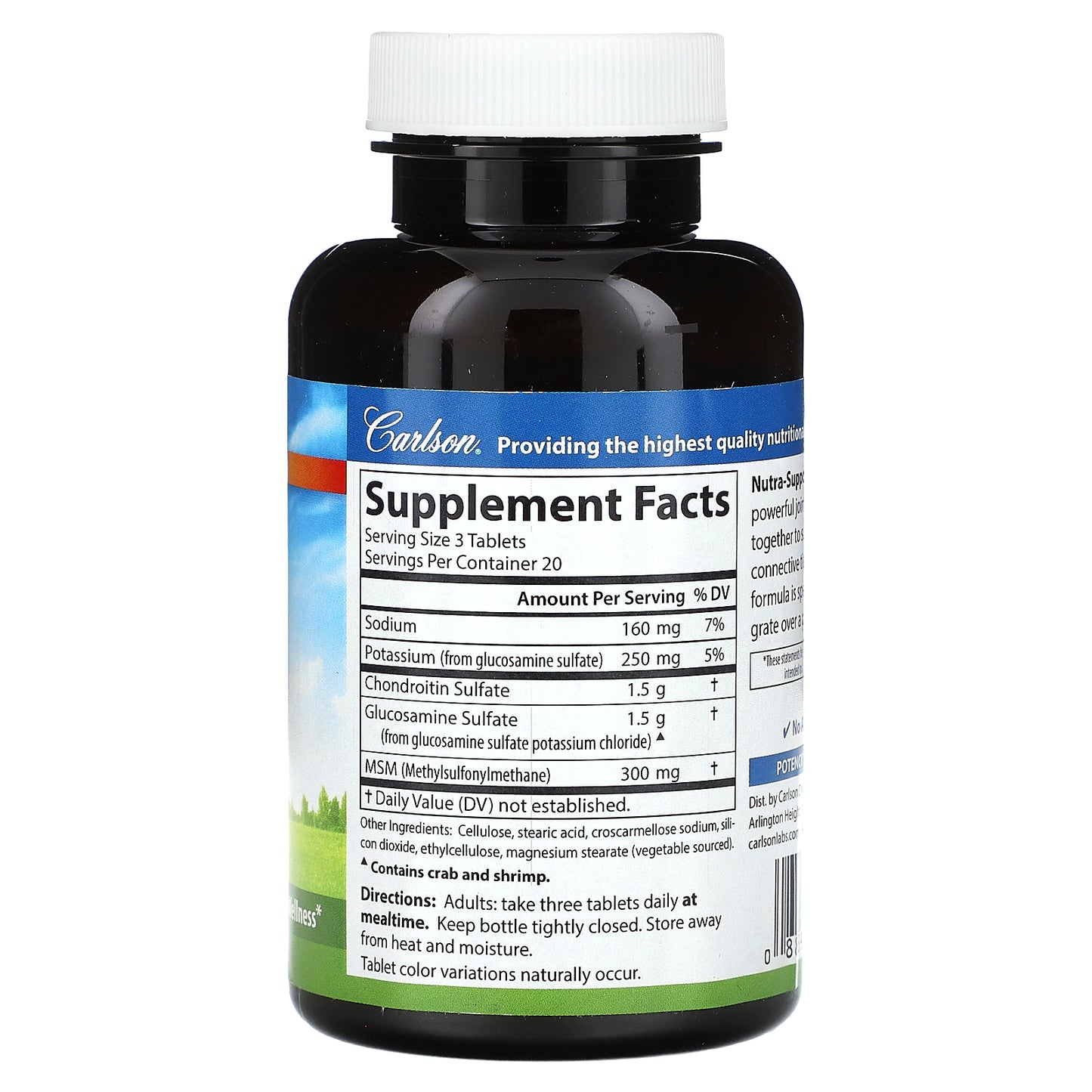 Carlson, Nutra-Support Joint, 60 Tablets