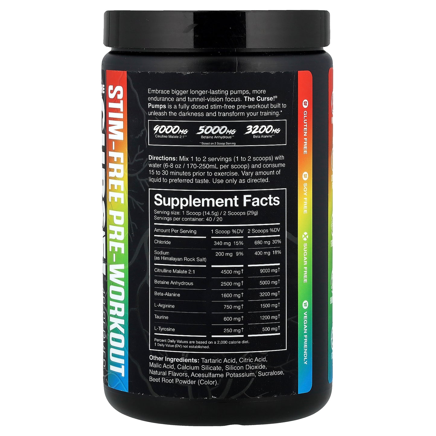 JNX Sports, Stim-Free Pump, Pre-Workout, Sour Candy, 20.4 oz (580 g)