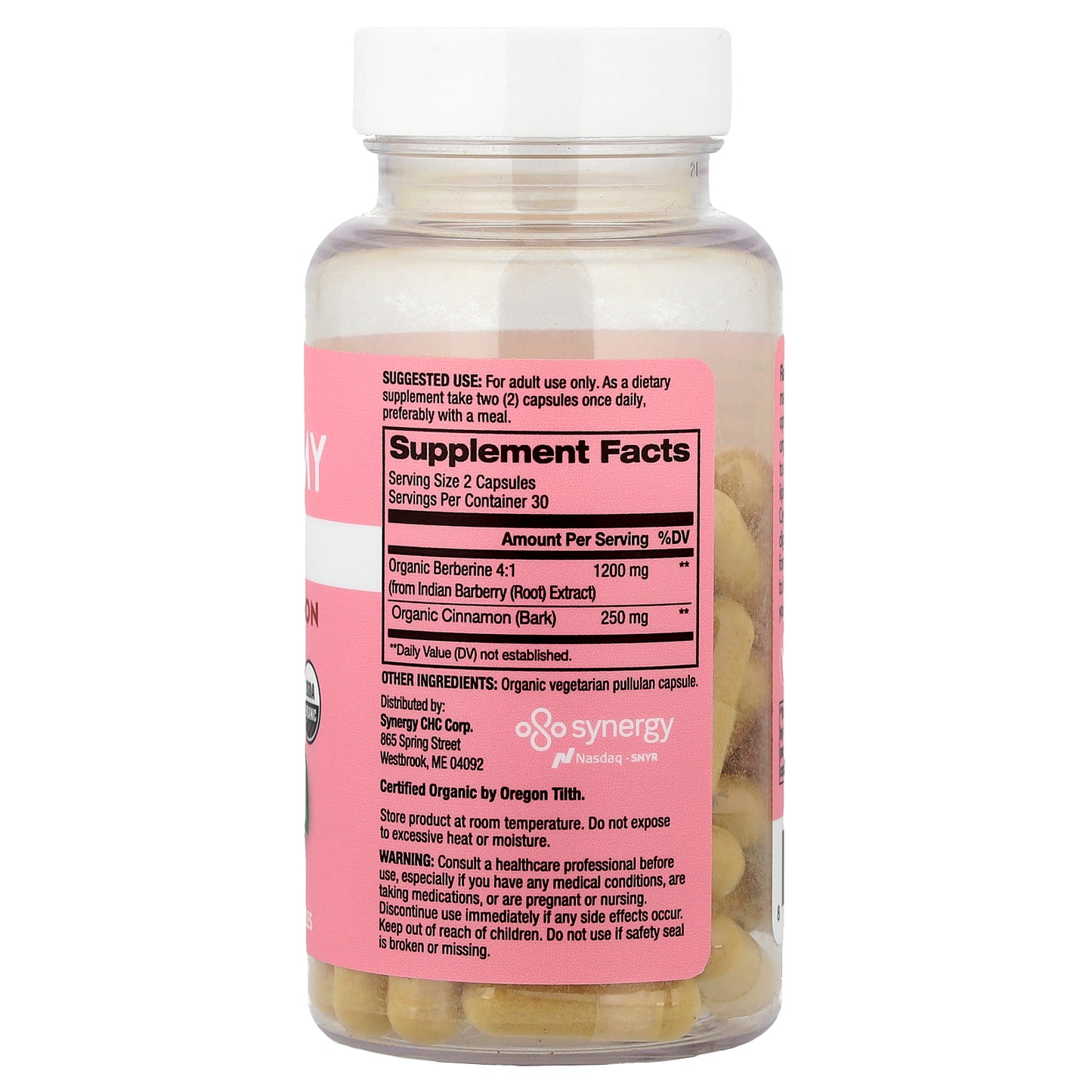 Flat Tummy, Berberine+ With Ceylon Cinnamon, 60 Capsules