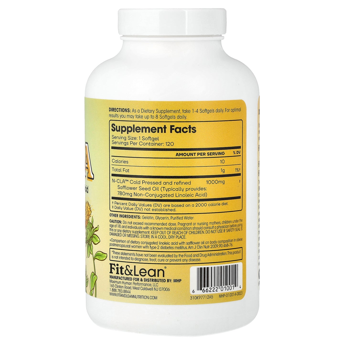 Fit & Lean, N-CLA, 120 Softgels