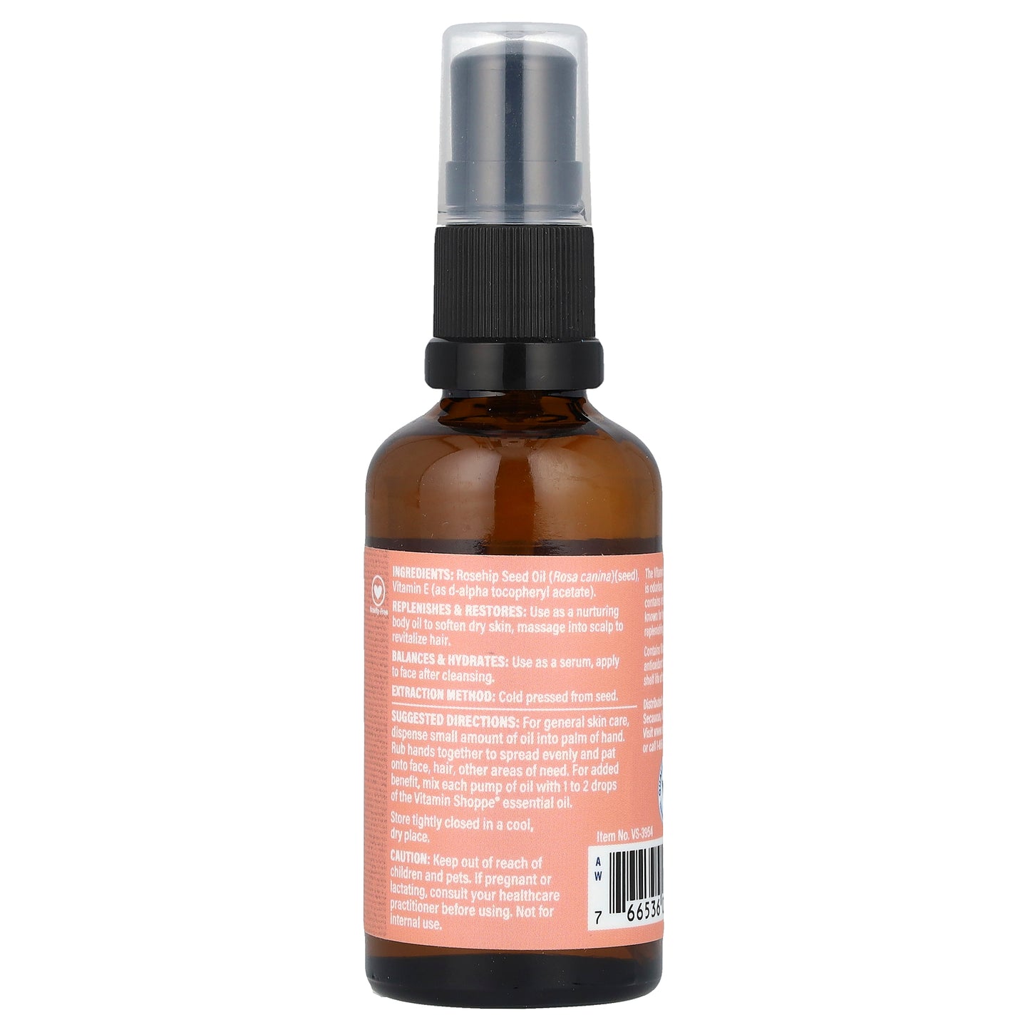 The Vitamin Shoppe, Rosehip Skin Care Oil, 1.7 fl oz (50 ml)