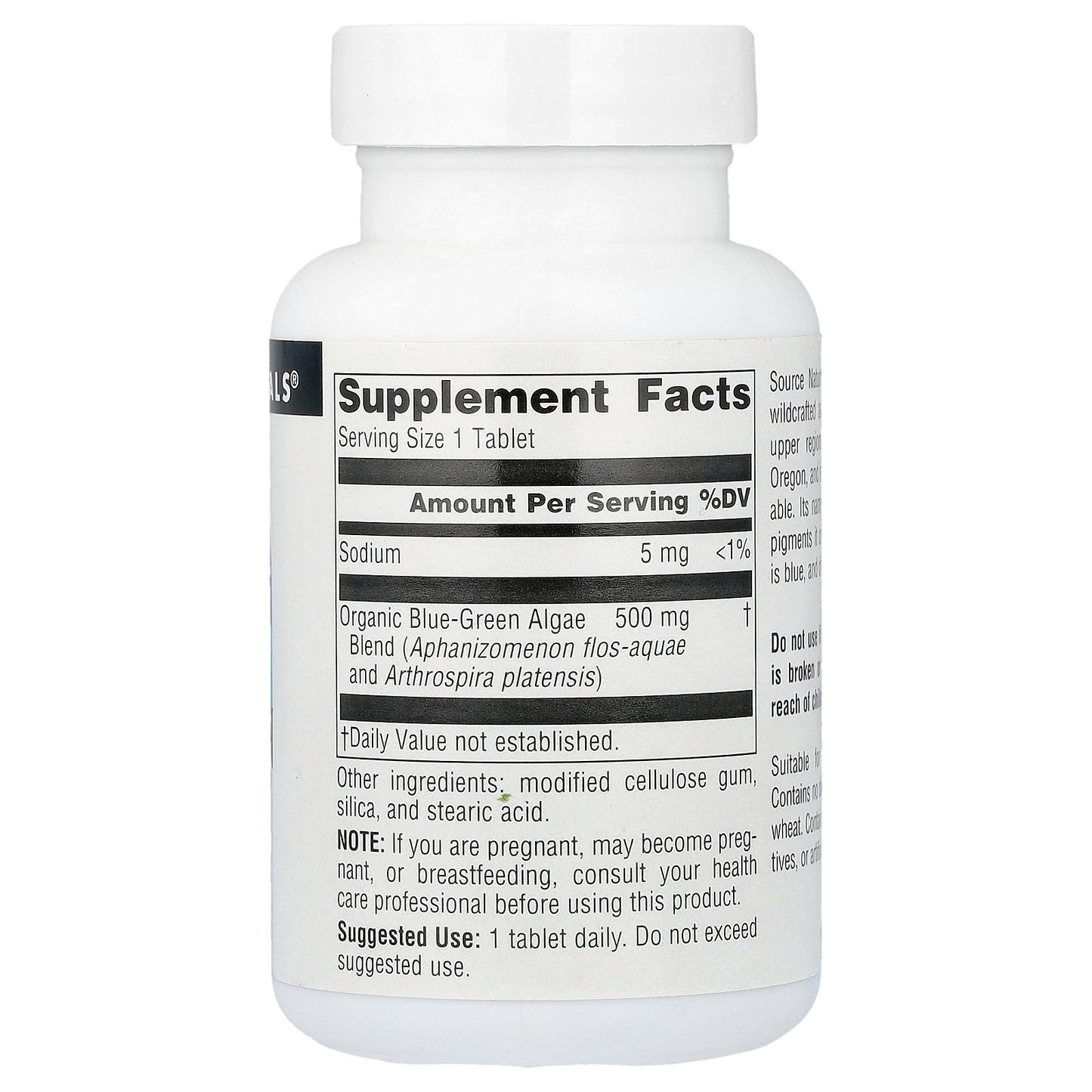 Source Naturals, Blue-Green Algae, 500 mg, 100 Tablets