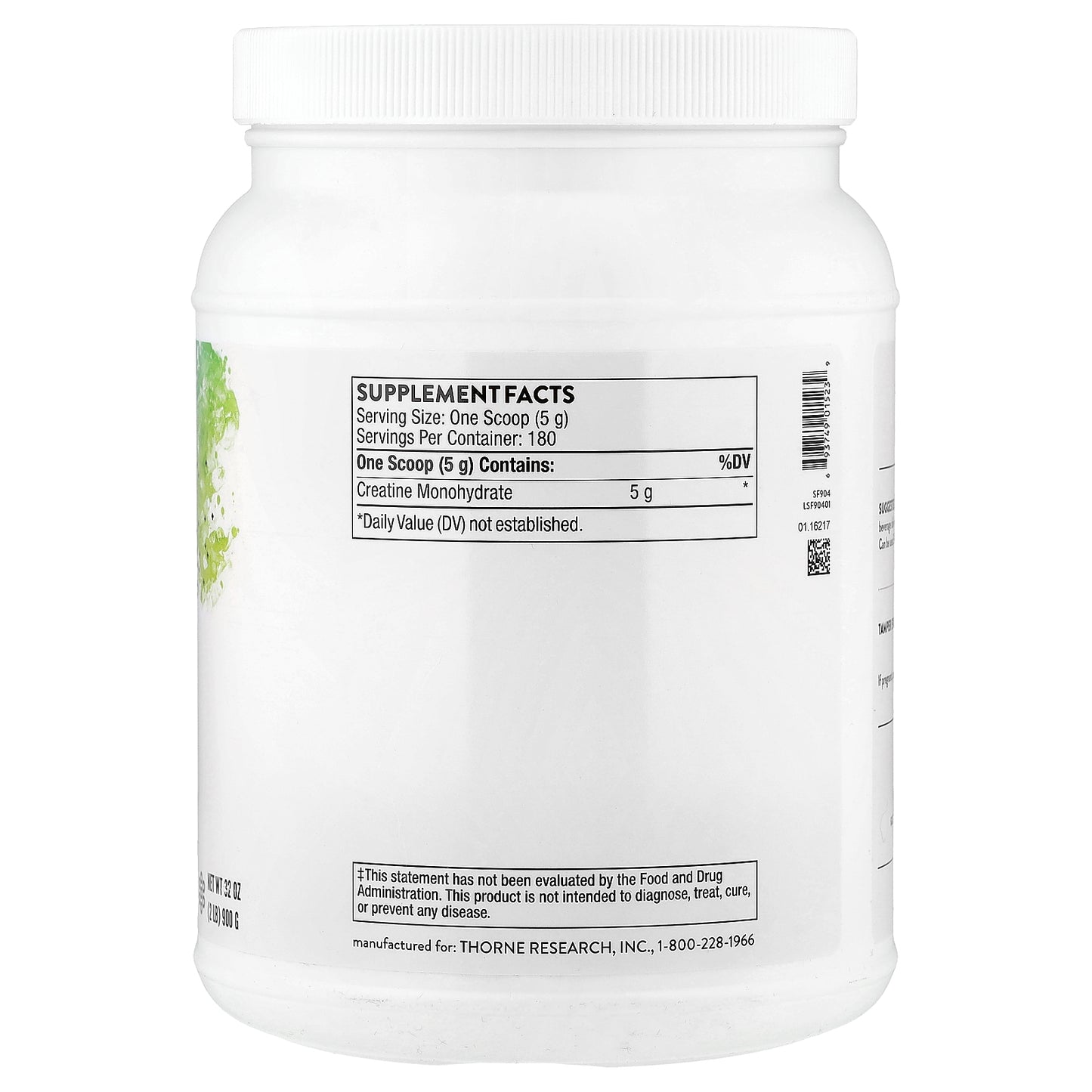 Thorne, Creatine, 2 lb (900 g)