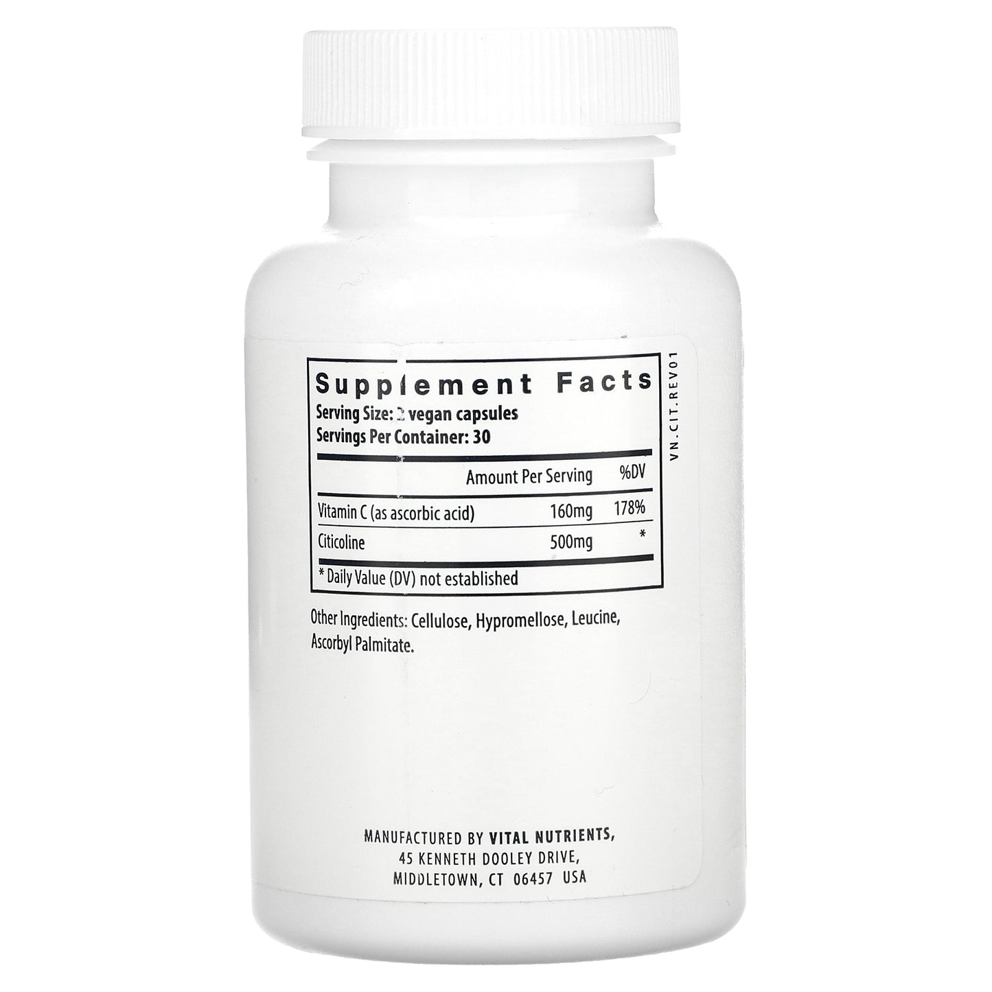 Vital Nutrients, Citicoline, 60 Vegan Capsules