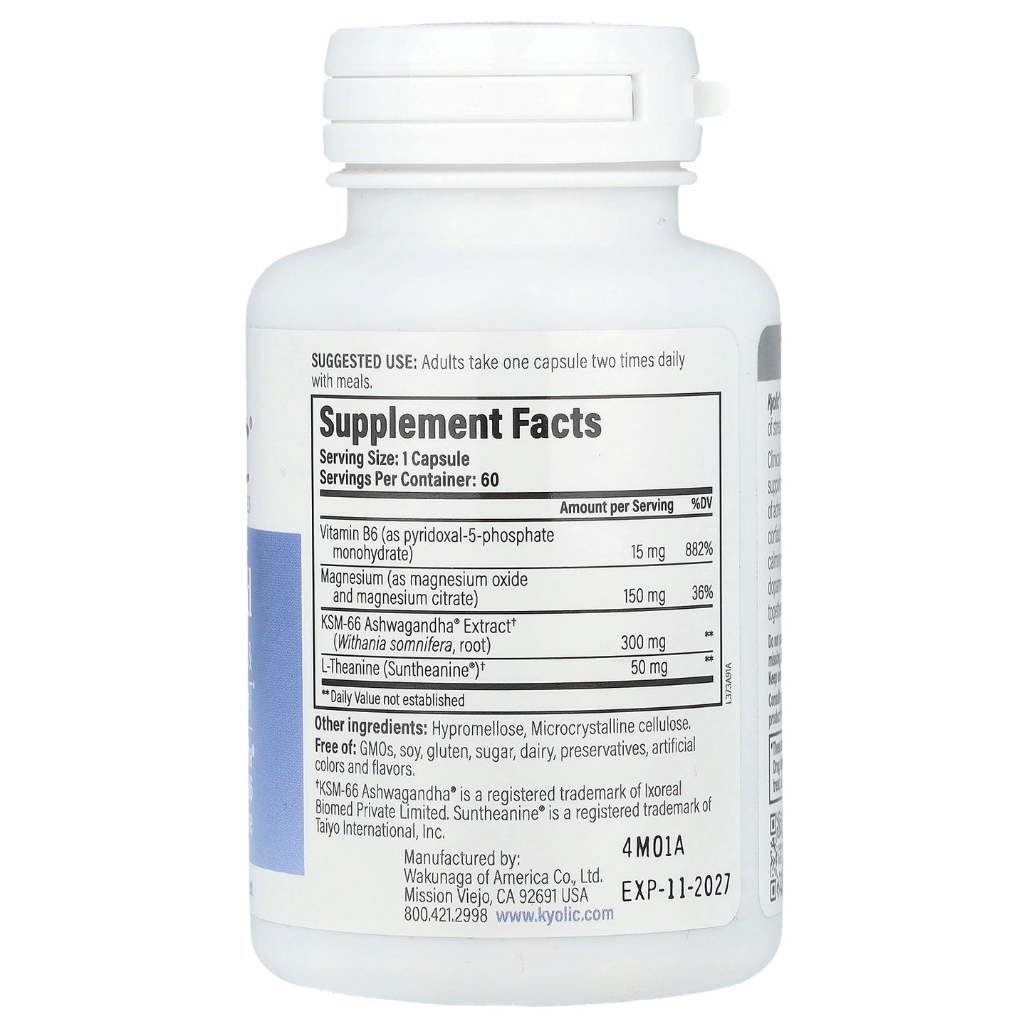 Kyolic, Specialty Series, Calm Mood, 60 Vegan Capsules