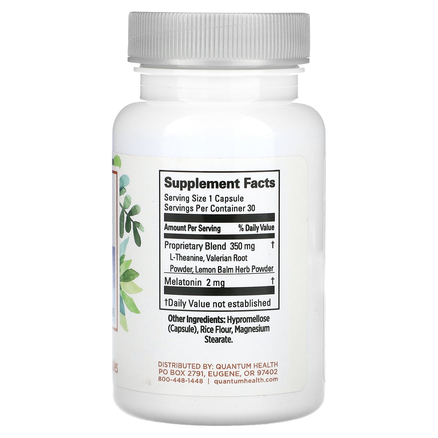 Quantum Health, Sleep, Melatonin, 30 Capsules