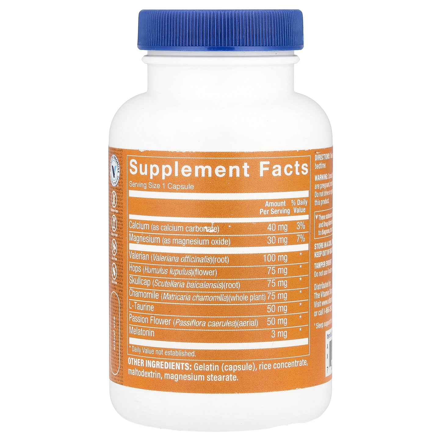 The Vitamin Shoppe, Snooze-In With Melatonin, 120 Capsules