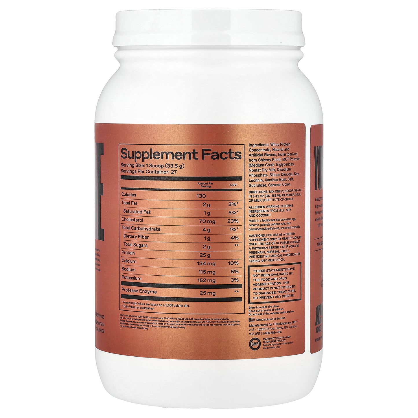 ONE OF ONE, Whey Protein, Toasted Marshmallow, 2 lb (908 g)