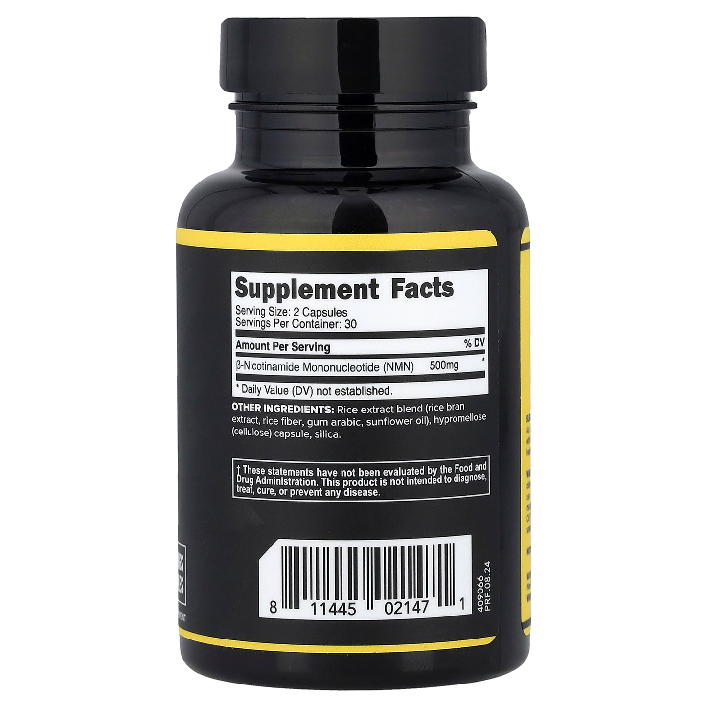 Primaforce, NMN, 60 Capsules (250 mg per Capsule)