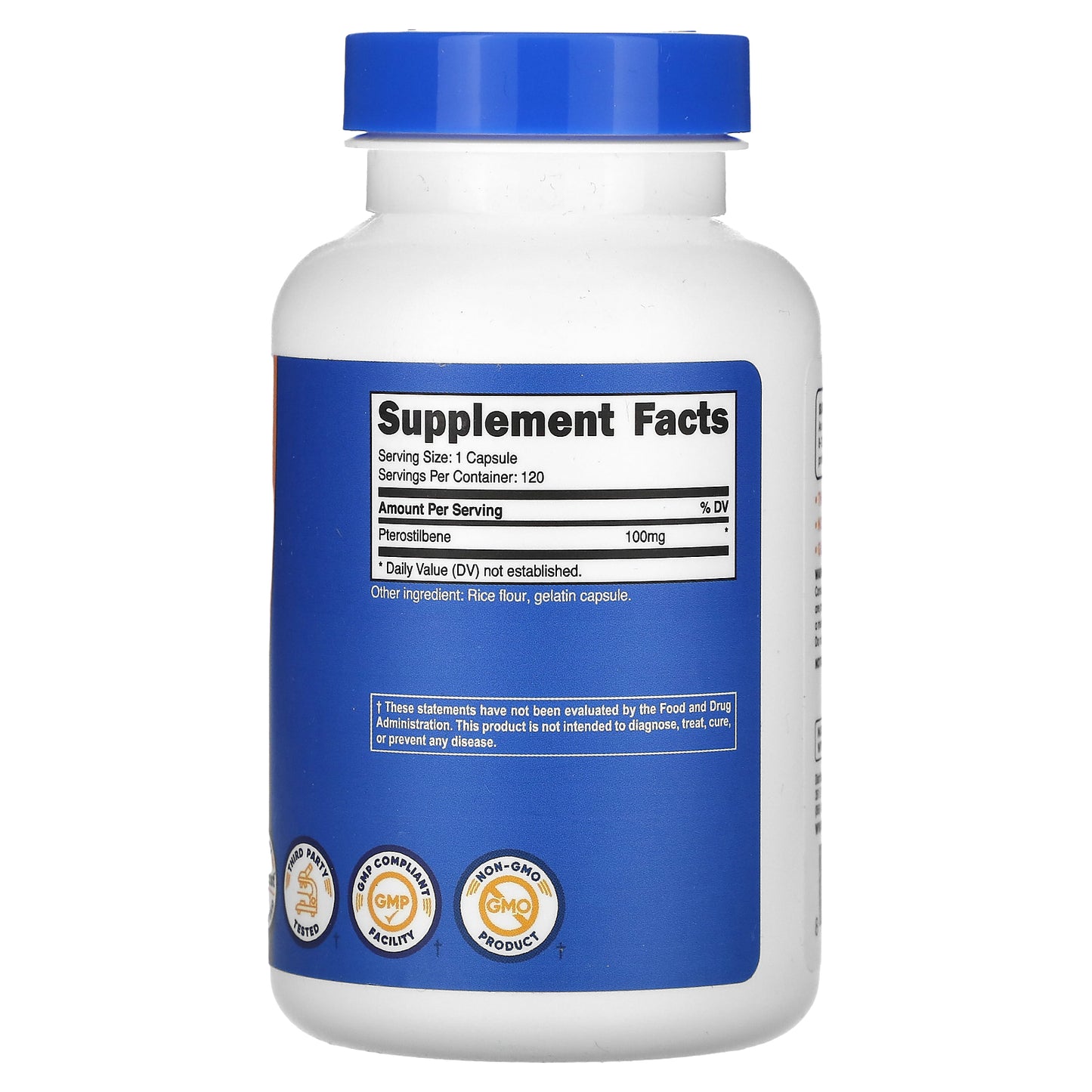 Nutricost, Pterostilbene, 100 mg, 120 Capsules