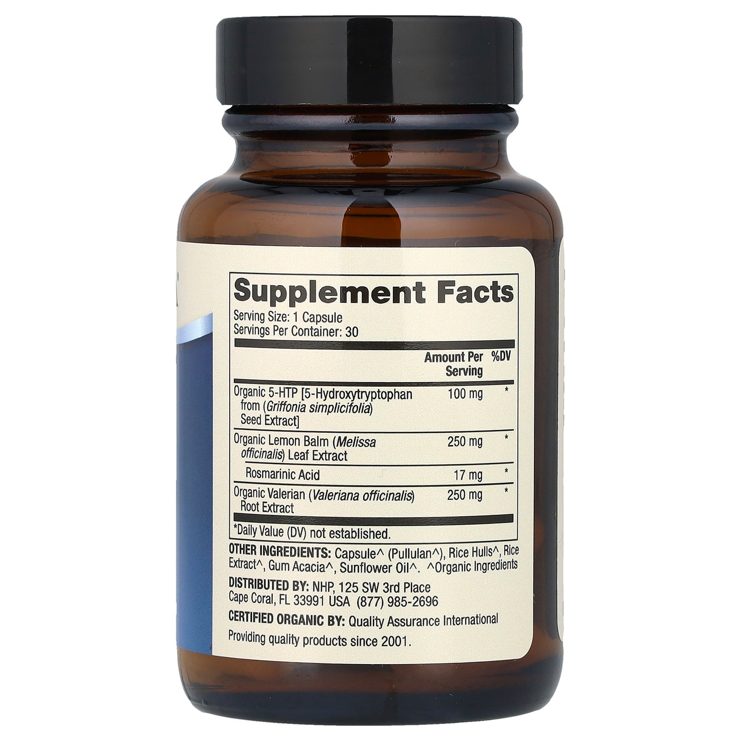 Dr. Mercola, Organic 5-HTP With Valerian Root & Lemon Balm, 30 Capsules