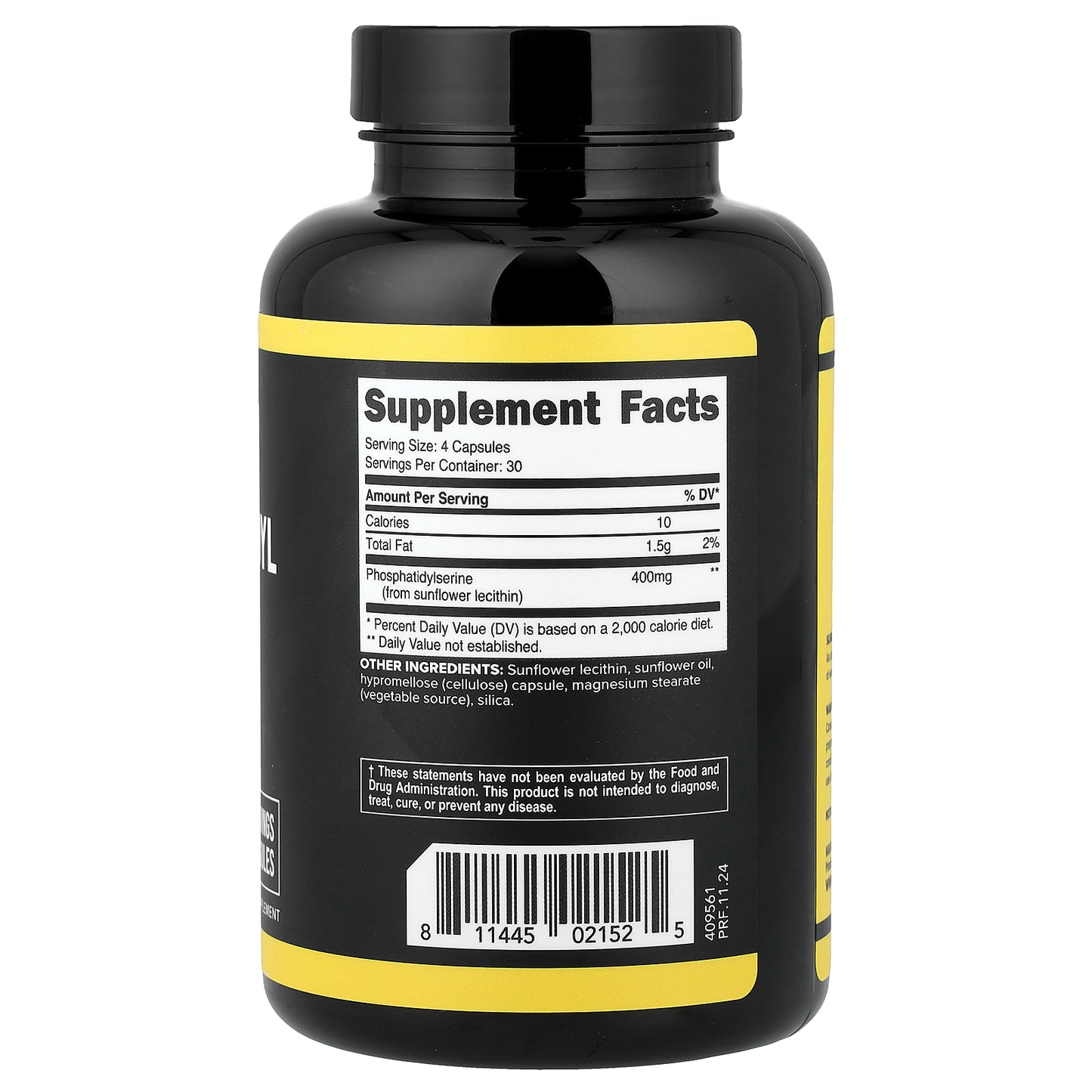 Primaforce, Phosphatidyl Serine, Soy Free, 120 Capsules (100 mg per Capsule)