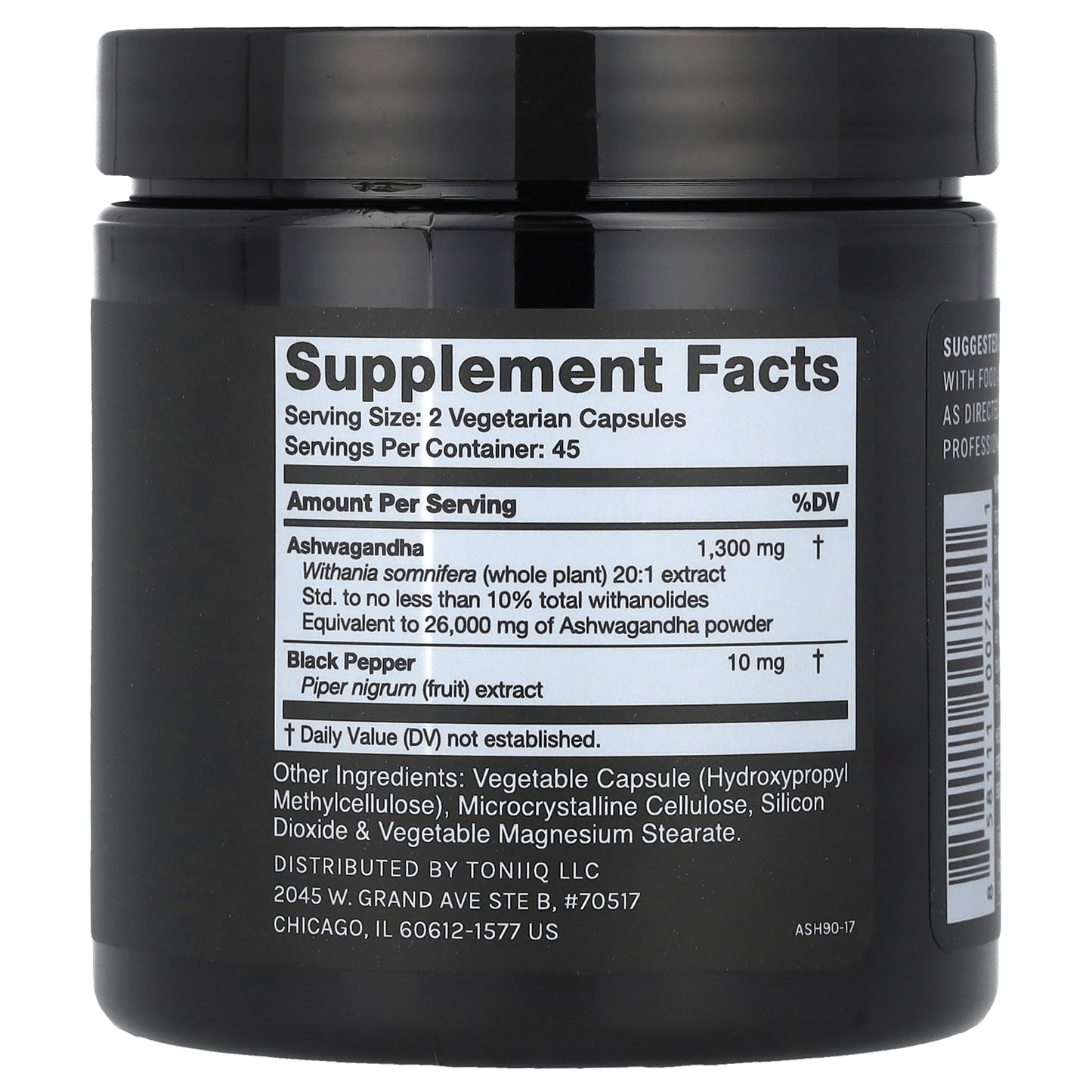 Toniiq, Ashwagandha , 90 Capsules