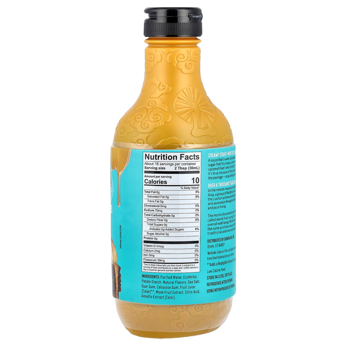 Lakanto, Caramel Sauce, 16 fl oz (473 ml)