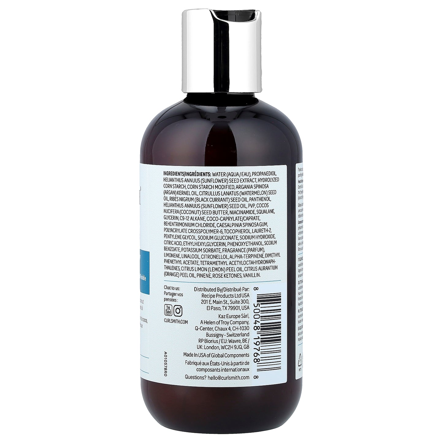 Curlsmith, Frizz Rescue Curl Retainer, Medium Hold, All Curl Types, 8 fl oz (237 ml)