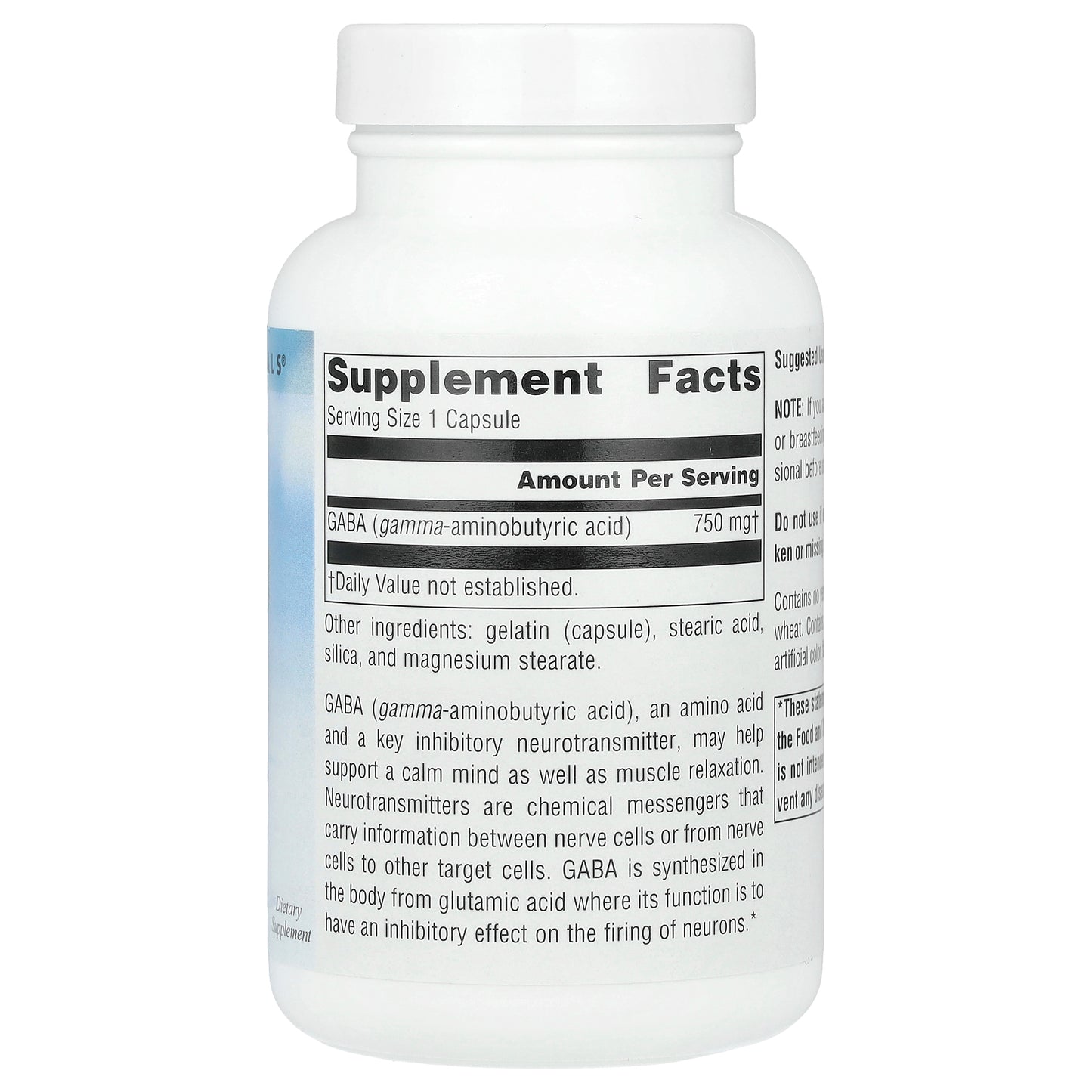 Source Naturals, Serene Science®, GABA, 750 mg, 90 Capsules