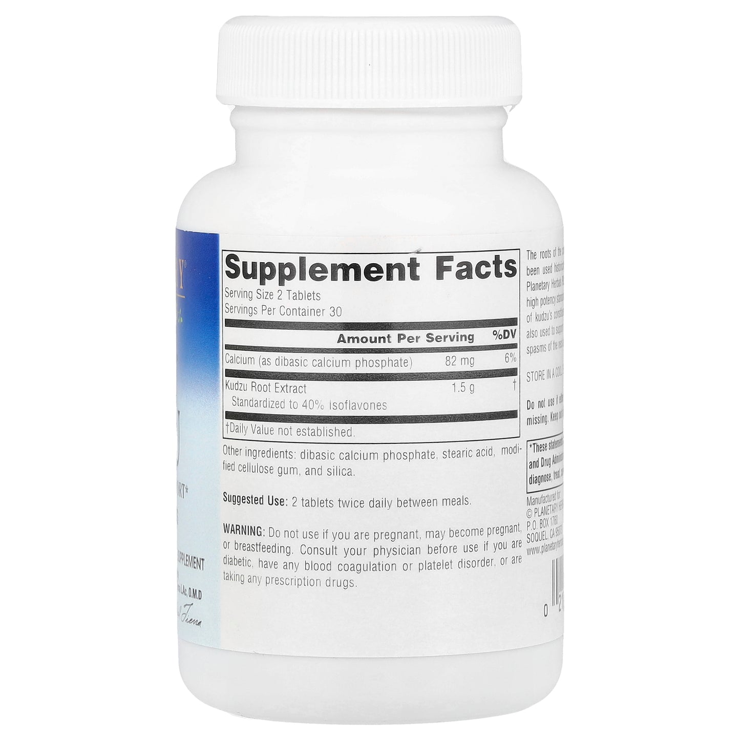 Planetary Herbals, Full Spectrum™ Kudzu, 60 Tablets