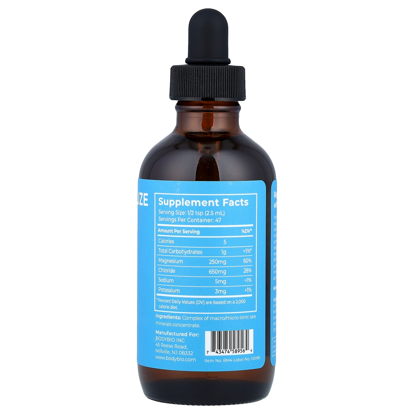 BodyBio, Remineralize, Macro + Micro Minerals, 4 fl oz (118 ml)