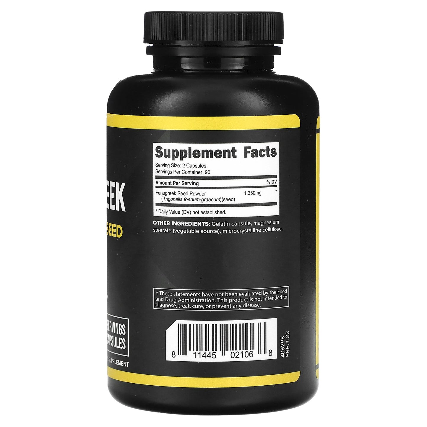 Primaforce, Fenugreek, 180 Capsules (675 mg per Capsule)