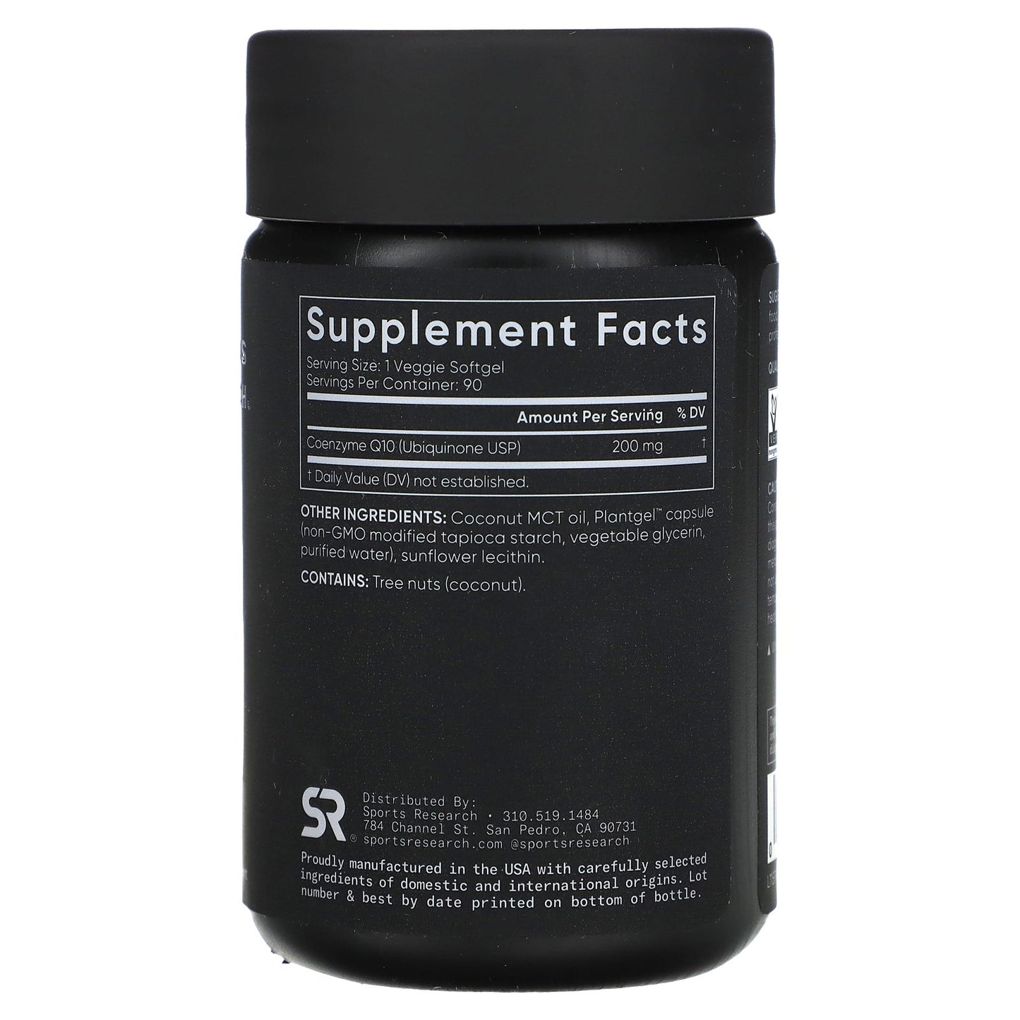 Sports Research, CoQ10, 200 mg, 90 Veggie Softgels