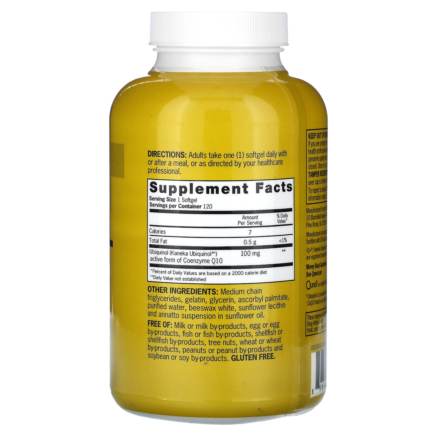Qunol, Ubiqunol, 100 mg, 120 Softgels