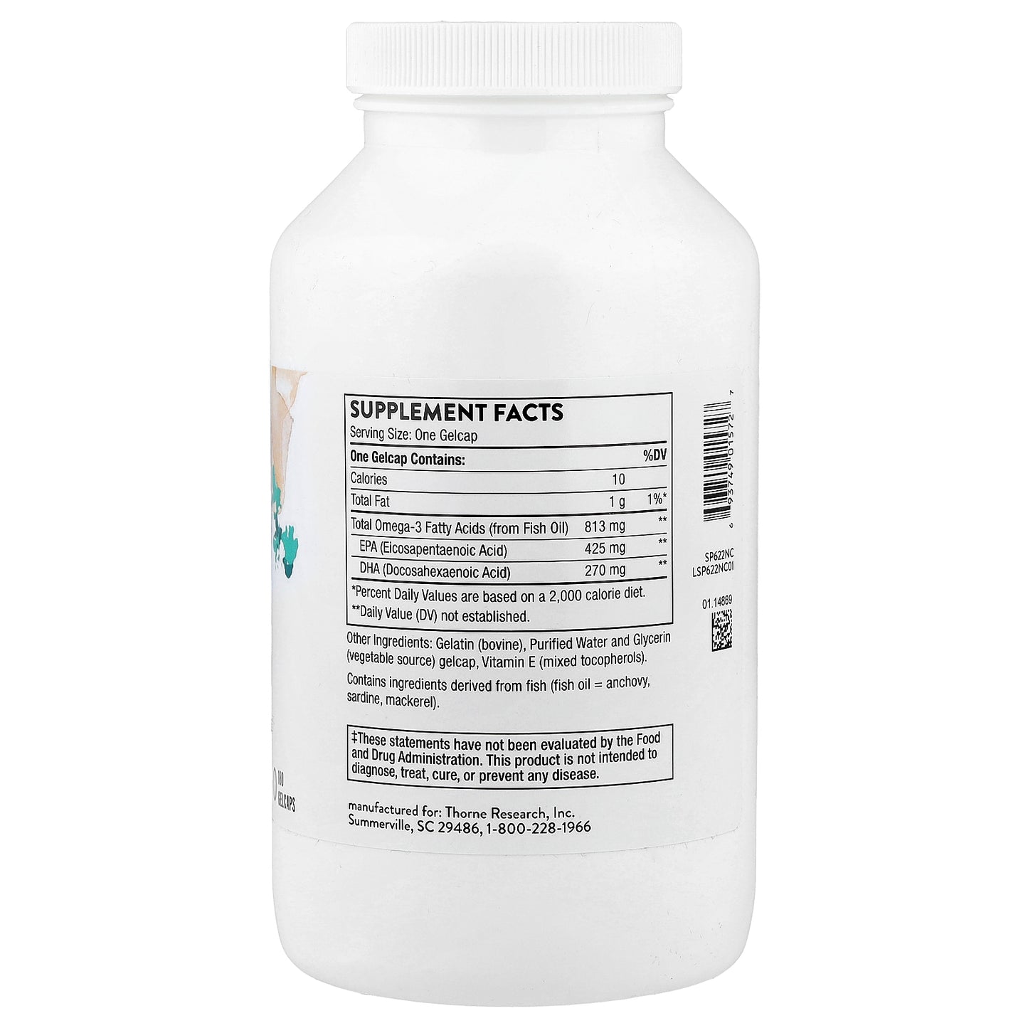 Thorne, Super EPA, 180 GelCaps