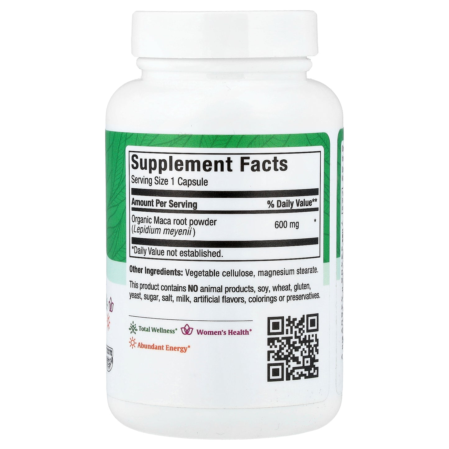 Maxi Health, Organic Maca, Full Spectrum, 90 Capsules (600 mg per Capsule)