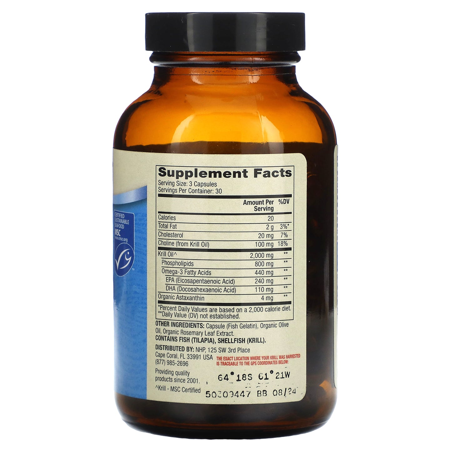 Dr. Mercola, Antarctic Krill Oil, 90 Capsules