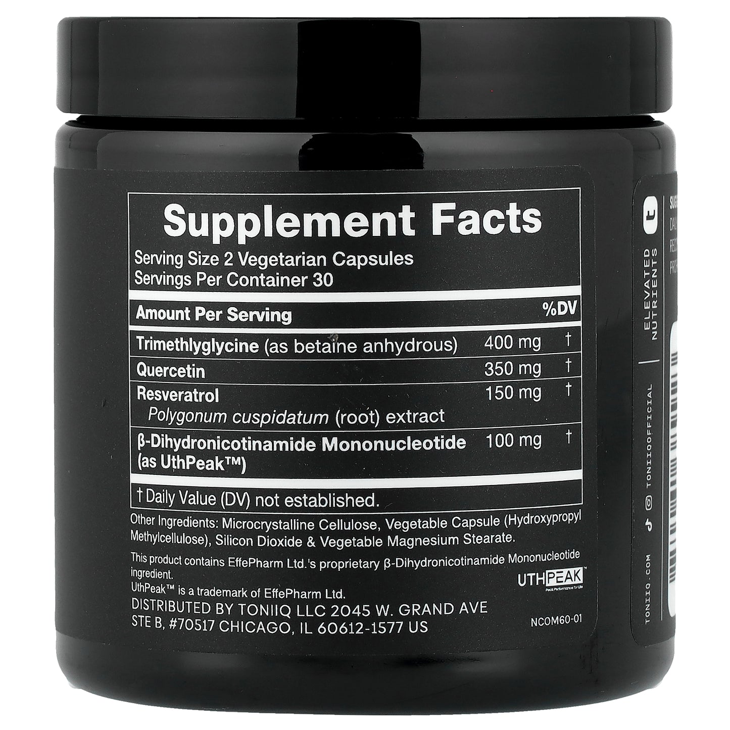 Toniiq, NMNH Complex 1000, 60 Capsules