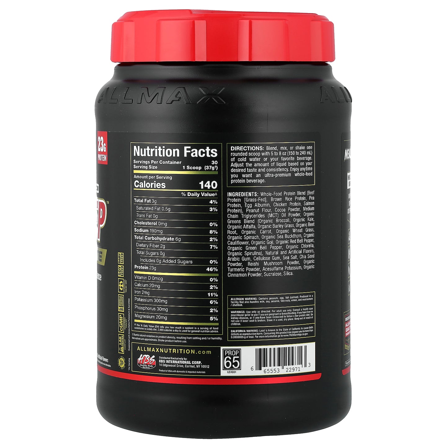 ALLMAX, Meal Prep™ Lite, Chocolate Peanut Butter, 2.43 lbs (38.8 oz)