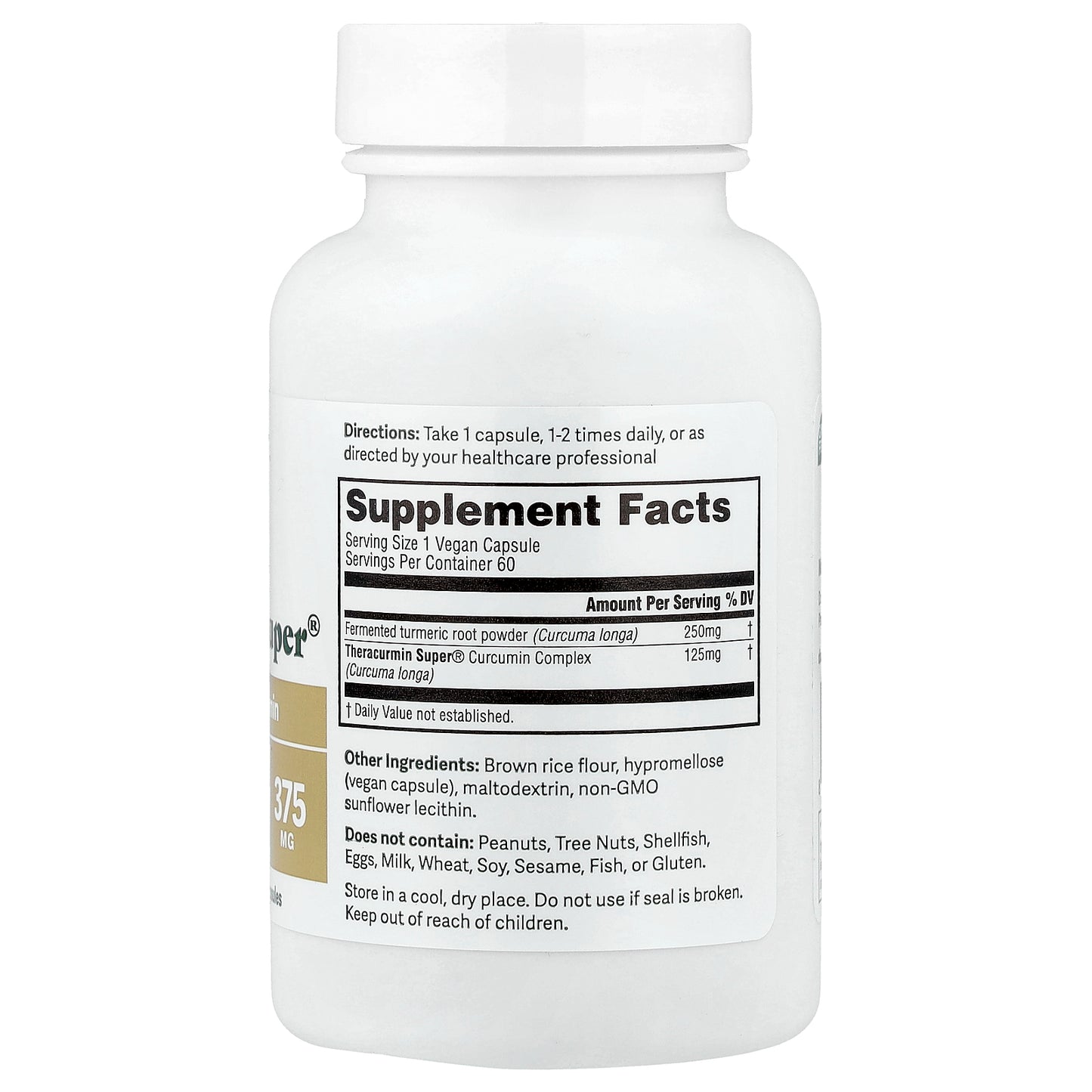 Dr. Murray's, Theracurmin Super®, Clinical Strength Curcumin, 60 Vegan Capsules