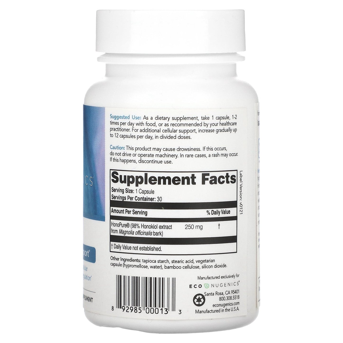 Econugenics, HonoPure®, 30 Vegetarian Capsules (250 mg per Capsule)