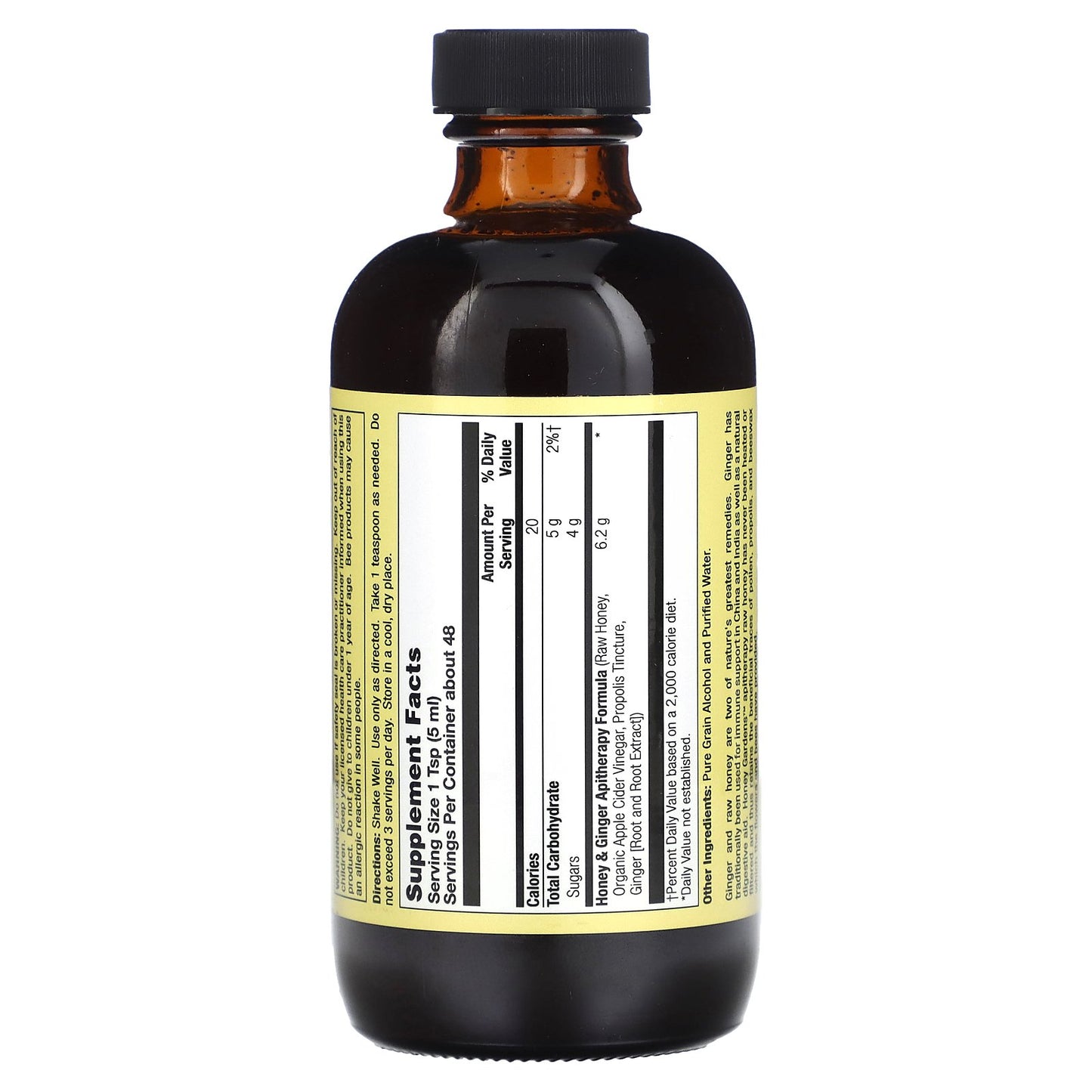 Honey Gardens, Ginger Syrup, 8 fl oz (240 ml)